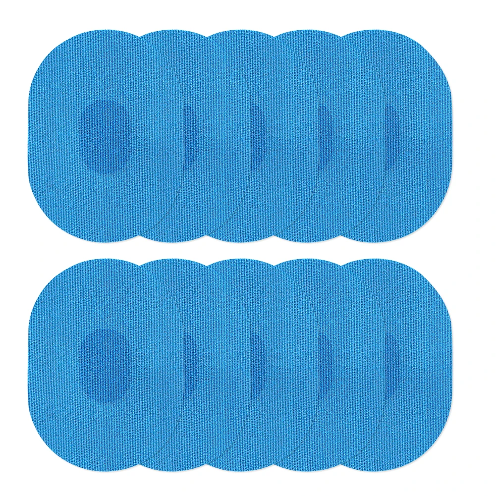 Sweatproof Sensor Adhesive Patch 10pcs Invisible Sensor Sticker Breathable Portable Self-Adhesive for Blood Glucose Moniton
