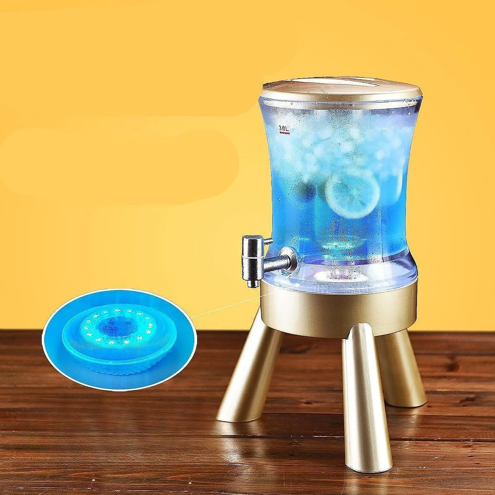 Beer Tower 3L Tabletop Margarita Beer Tower Dispenser for Wall Home Kitchens Bar