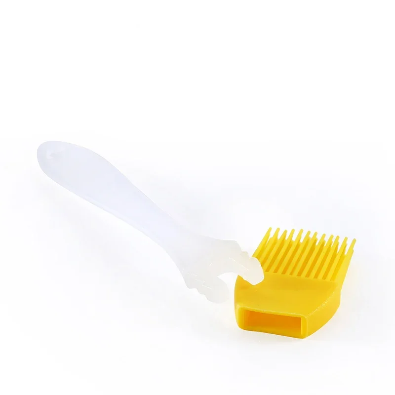Silicone Spatula Silicone Oil Brush Spatula Barbeque Brush Cooking BBQ Heat Resistant Oil Brushes Kitchen Bar Cake Baking Tools Utensil Supplies