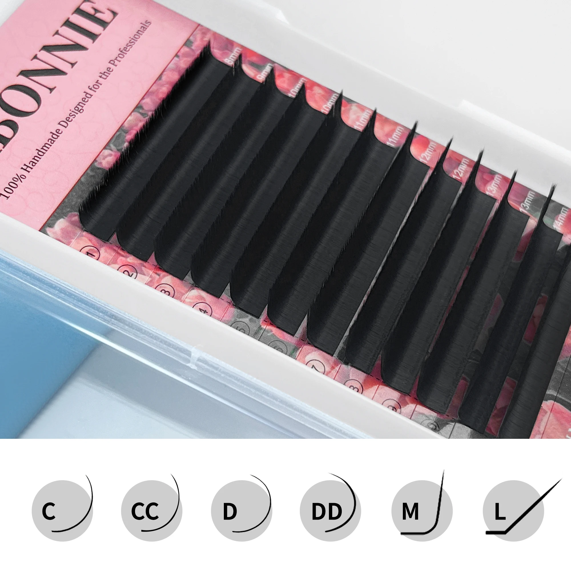 Eyelash Extensions Abonnie Super Soft Blomming Lashes Easy Fan Mega Volume Fans 8-25m All Size for Eye Beauty