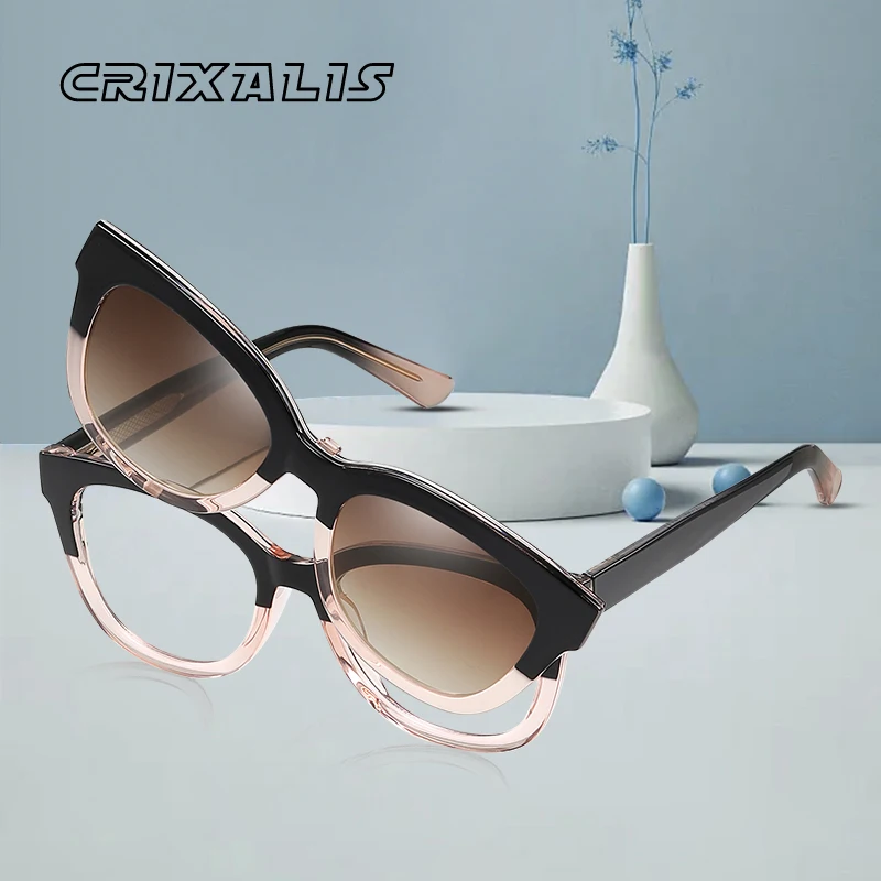 Sunglasses Lenses Clipon Lenses Light Glasses Eyewear Cat Eye Glasses Women Aliexpress