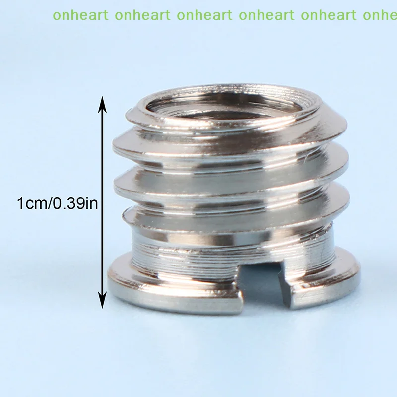 [C]퀵 릴리스 나사 삼각대 마운트 어댑터 나사 5개 카메라 나사 너트 1/43/8인치 변환 나사 표준 어댑터 나사