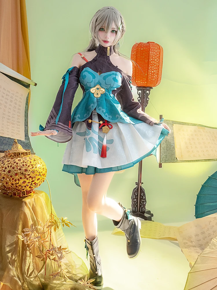 PRE- UWOWO ݷ ø: Honkai Star Rail Qingque HSR ڽ ڽƬ  ҳ ڽƬ ǻ, Ϳ ҳ ǽ
