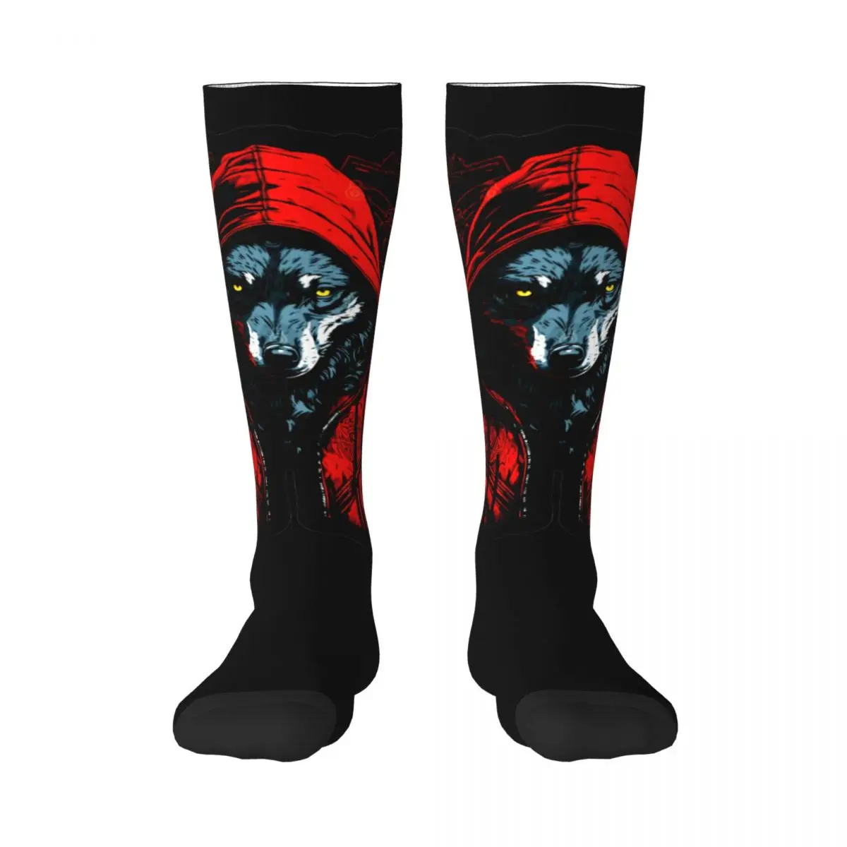 

Russian Gangster Wolf Nu Pogodi 8 Color contrast socks Cute style Elastic Stockings Nerd premium Adult Stockings