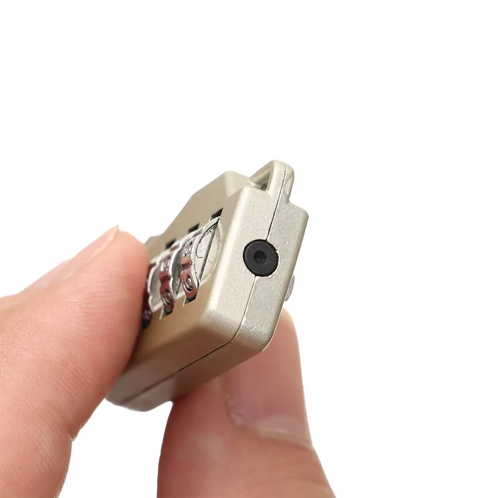 1PC Anti-theft 3 Digit Combination Lock High Quality Bags Padlock Secret Safe Password Locks Backpack Baggage Zipper Padlock