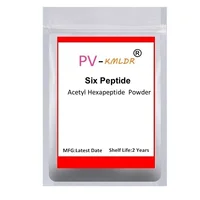 Six Peptide Powder,Acetyl Hexapeptide,Anti-Wrinkle,Moisturizing,Anti-Aging,Cosmetic Raw,DIY Handmade Make Your Own Solution 1