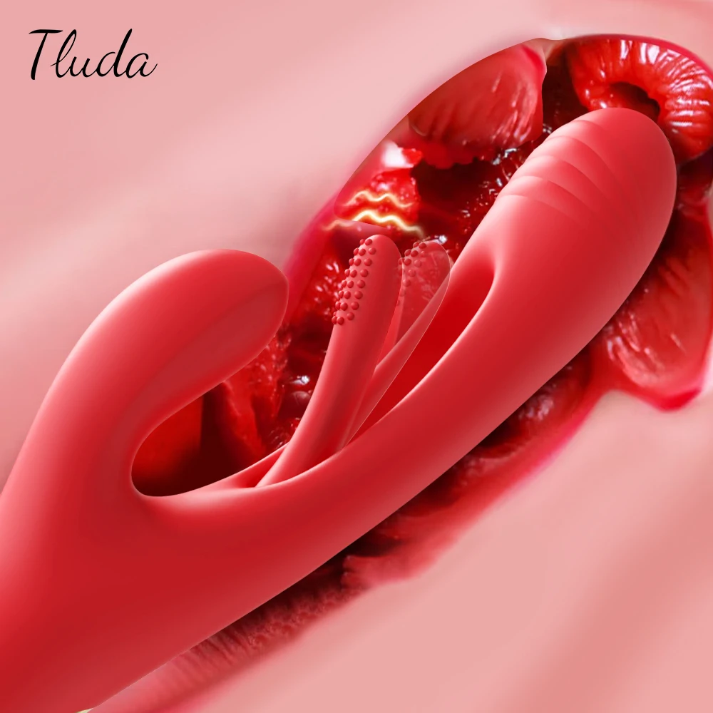 2023 Klopfender Klappvibrator für Frauen, Klitoris-Klitoris-Stimulator, leistungsstarkes Sexspielzeug, Frau, weibliche Waren, Kaninchen-Vibratoren für Erwachsene 1