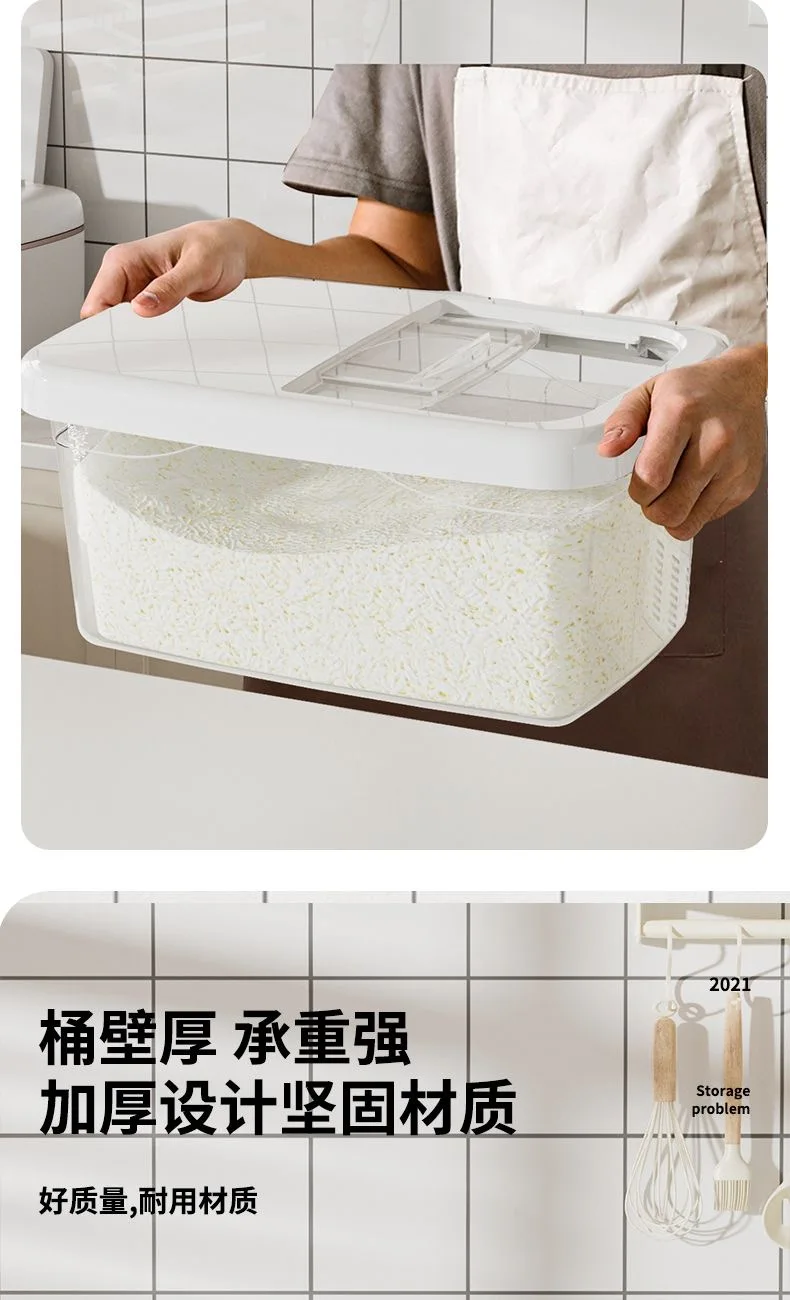 Stackable Rice Storage Containers with Dispenser