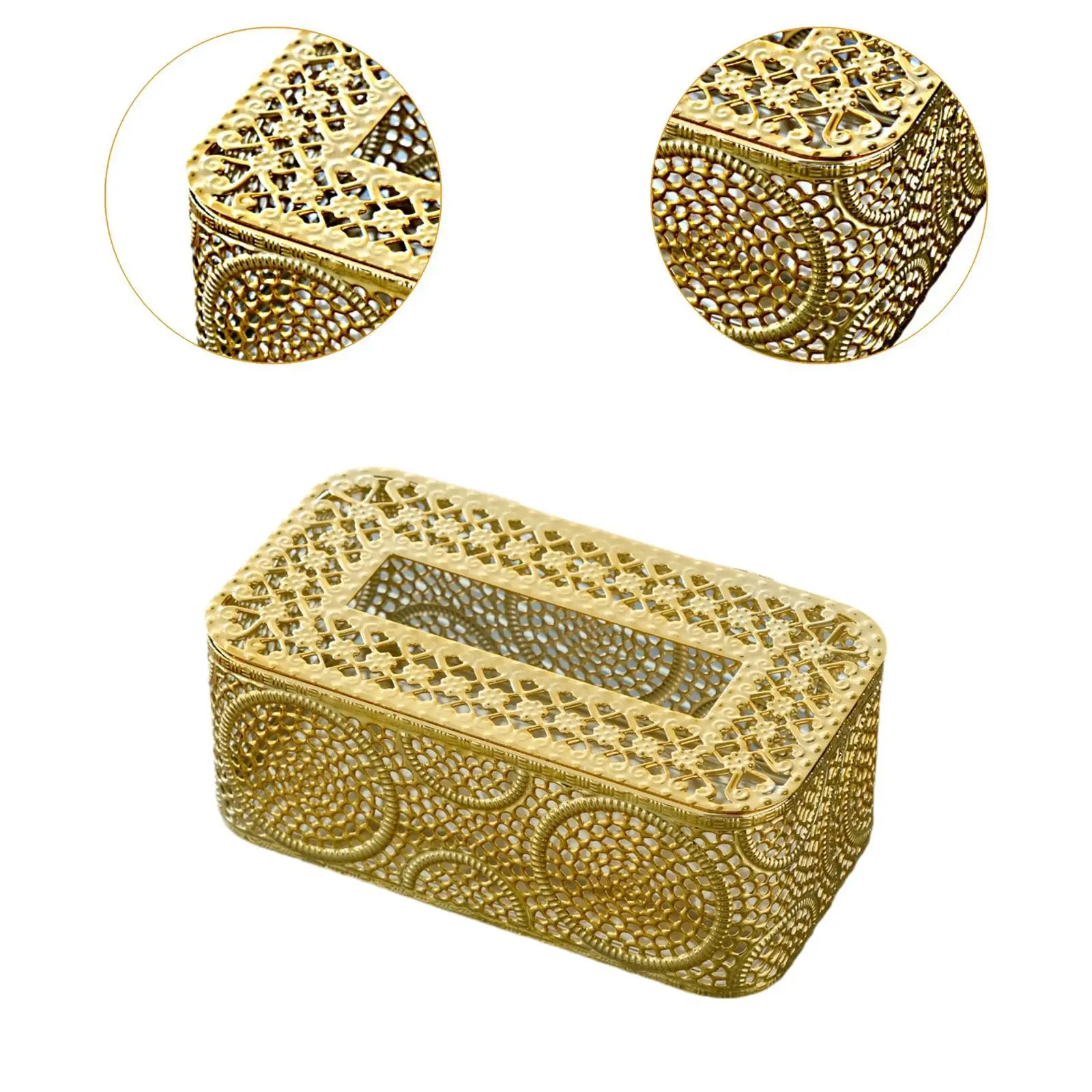 Tissue Box Toilet Paper Storage Rack Paper Tissue Napkin Holder Facial Tissue Holder for Living Room Office Toilet Hotel Bedroom 5
