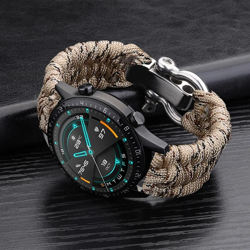 Weave Nylon Sport Watch Strap - Universal Band Bracelet with Tool