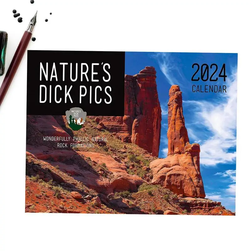 Funny Calendar 2024 Nature 2024 Calendar 12 Monthly Nature Prank Calendar 9.8 X 7.4 Open Hangable Thick & Sturdy Paper