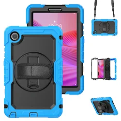 Kids Safe Shockproof Tablet Case with 360° Handle & Stand for Lenovo Tab K9 TB305F (Sky Blue)