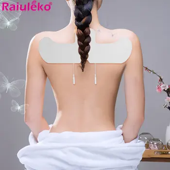 EMS Tens 전극 패드 젤 어깨 허리 마사지 침술 치료 마사지, 펄스 근육 자극기 전기 패드