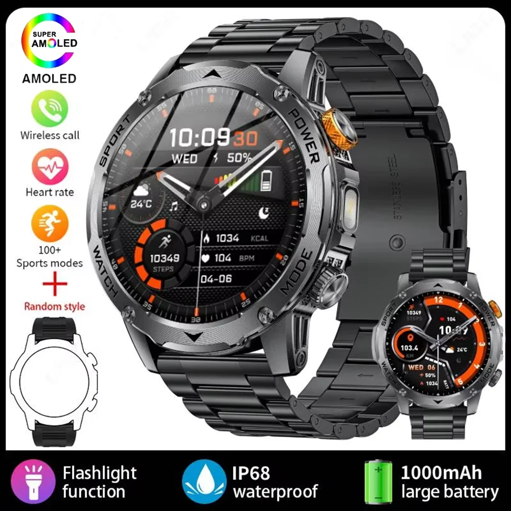 2025 Smart Watch 1.7-Inch Large Screen 1000mAh Battery Adult Men Fitness Tracker - Picture 23 of 24