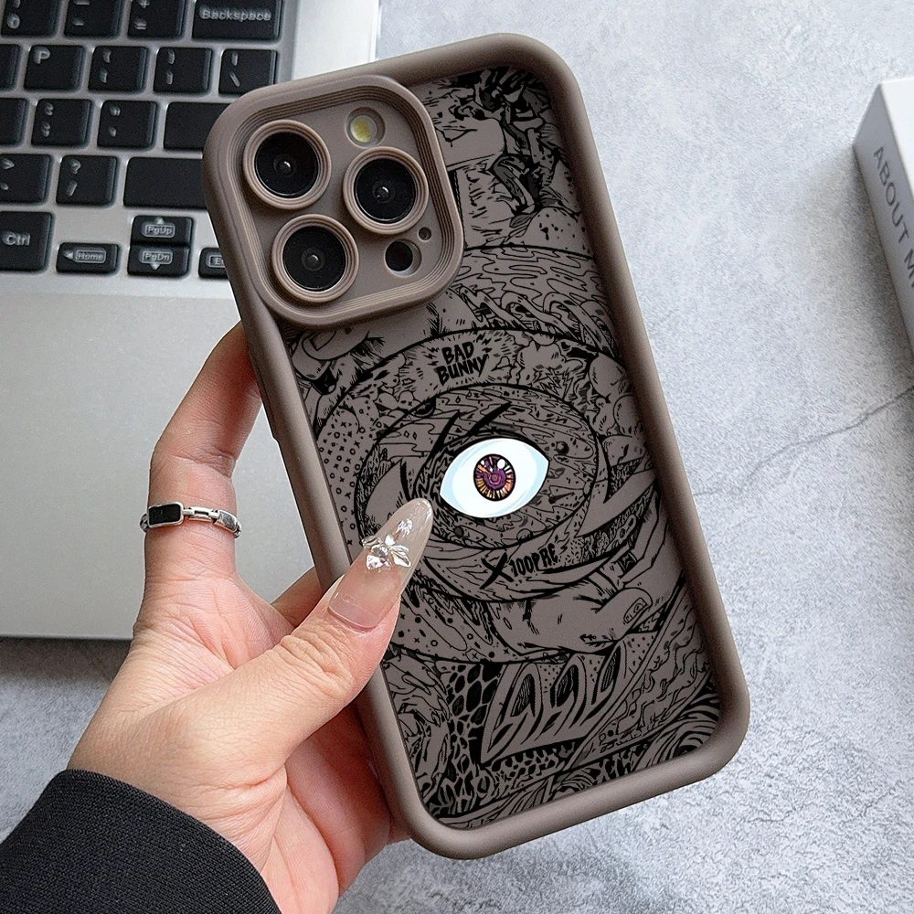 Bad Bunny X100pre Design Phone Case with Ladder Lens Cover