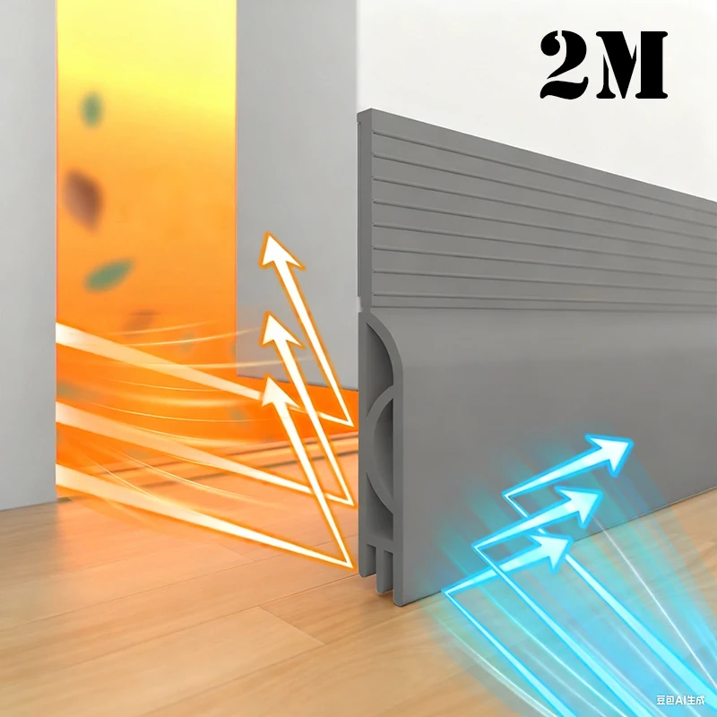 Weatherproof Door Draft Stopper and Noise Blocker