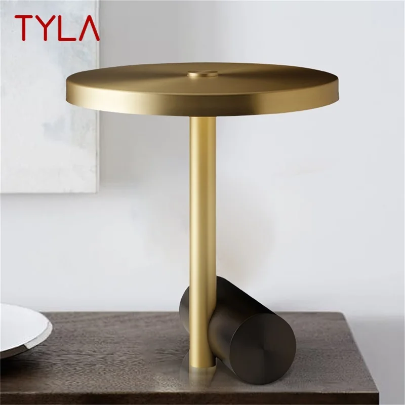 

TYLA Contemporary Nordic Creative Gold Table Lamp LED Desk Lighting for Home Bedroom Decoration