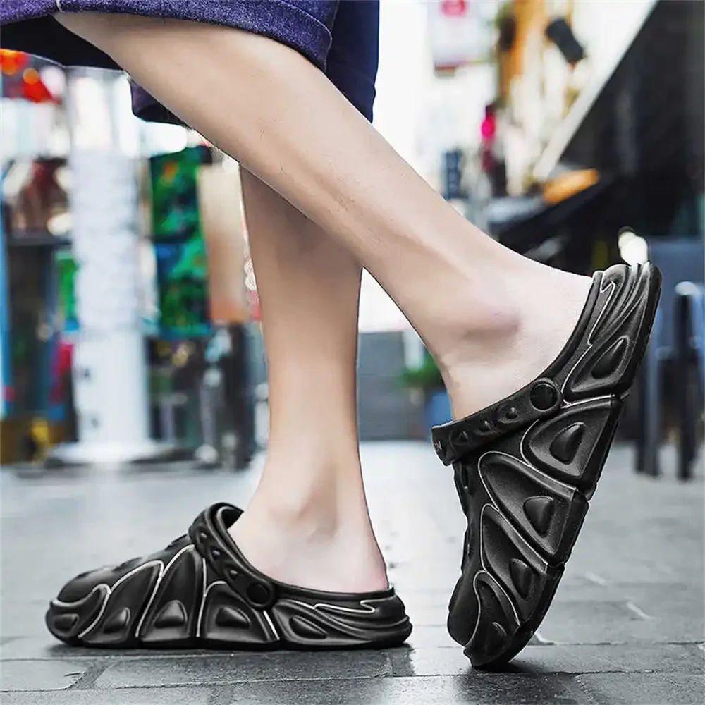 

Black Anti-skid Mens Sports Slippers Husband Celebrity Fashion Shoes Spring Sandals Sneakers Krasofka Leading Baskette Hit