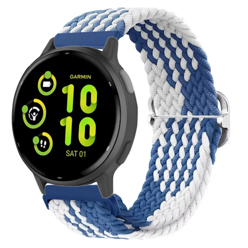 Nylon Braided Solo Loop Strap - 20mm/22mm Sports Bracelet Wristband