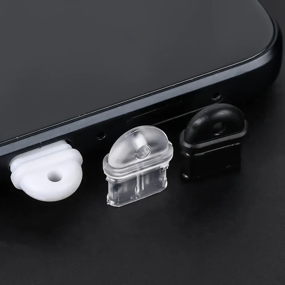 Elegant Silicone USB-C Dust Plug Charm – Anti-Dust Protective Cap