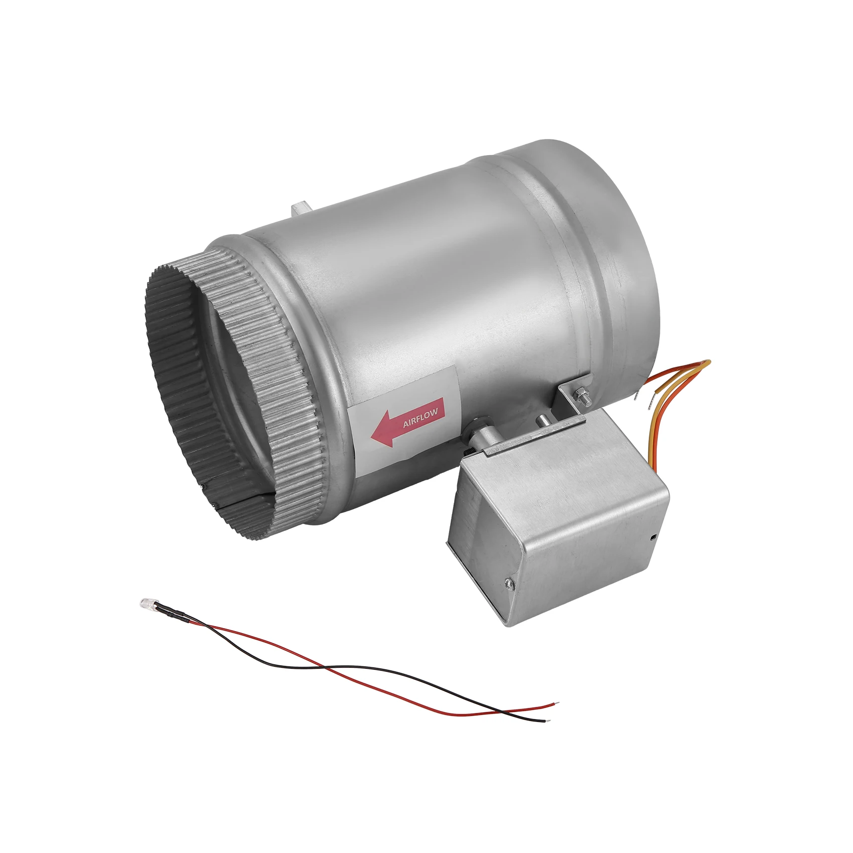 6인치 HVAC 전동식 전기 구역 제어 24AC 전원 댐퍼 NSPRD NSPRD024-6NC