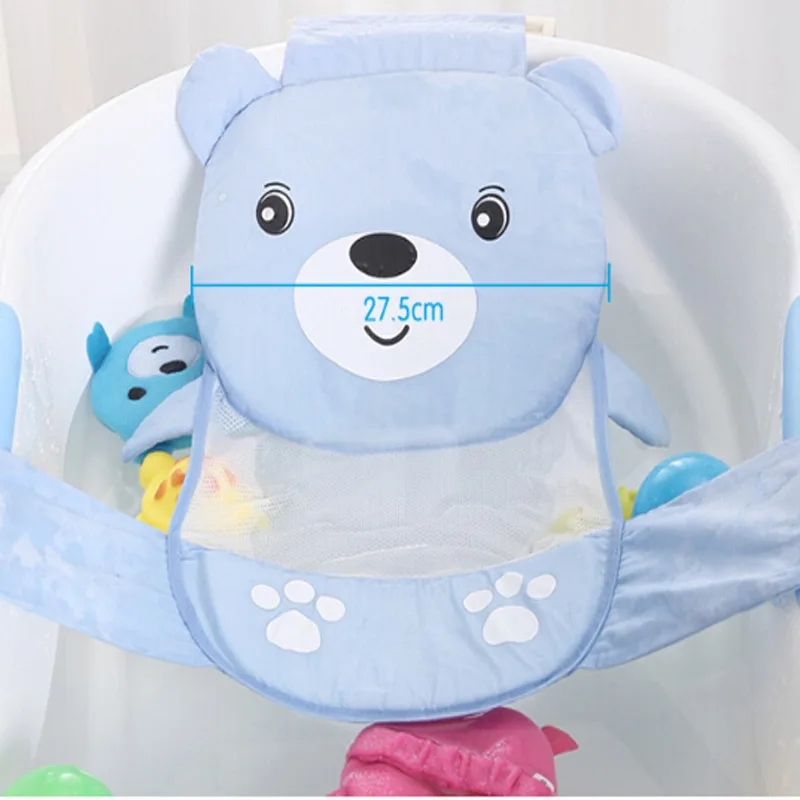 

Baby Care Adjustable Infant Shower Bathtub Newborn Baby Bath Net Kids Safety Security Seat Support Toddler Bathing Cradle Bed