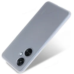 Ultra Thin Soft Silicone Phone Case - Transparent Protective Back Cover for Oppo K11X (Transparent White)