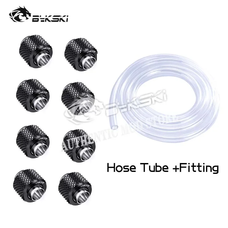 

Bykski Soft Tube Fittings Combo OD16mm Hose Tube Pipe Connectors For DIY PC Water Cooling System