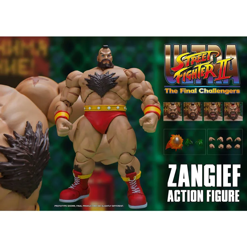 

Original Storm Toys Zangief 6-inch Ultra Street Fighter Ii The Final Challengers Action Figure Collection Toy Model Gift