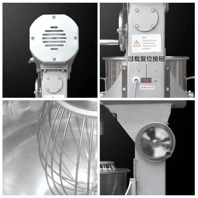 Impastatrice Planetaria Buffalo 7L Bianca - Potente Mixer Da Cucina Per Impasti, Pasta E Salse | Ideale Per Pasticceria E Pizza