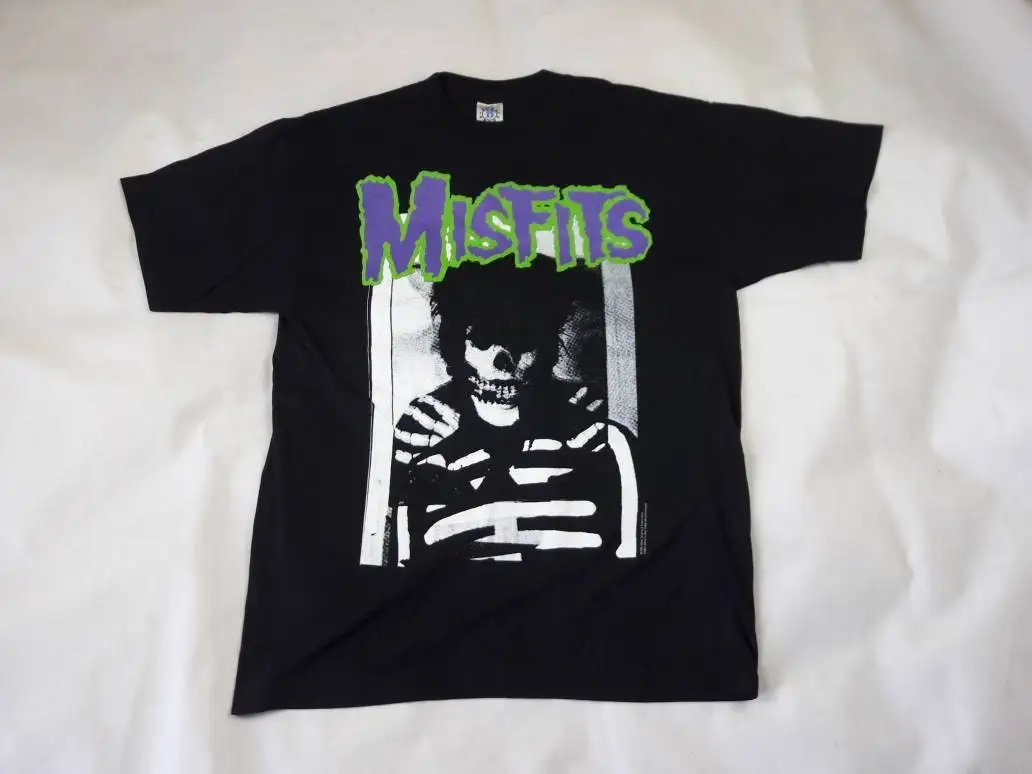 T-Shirt Vintage 2000 Misfits Punk Rock Dangzig Mitsubishi Crampi