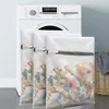 3pcs Zippered Mesh Laundry Bag Polyester Laundry Wash Bags Coarse Net Laundry Basket Laundry Bags for Washing Machines Bra Bag 2