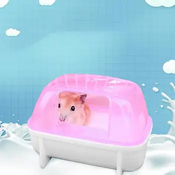Hamster Sand Bath Chinchilla Dust Bath House Detachable Hamster Bath Hamster Litter Box Stable Hamster Bathtub Toilet For Dwarf 1