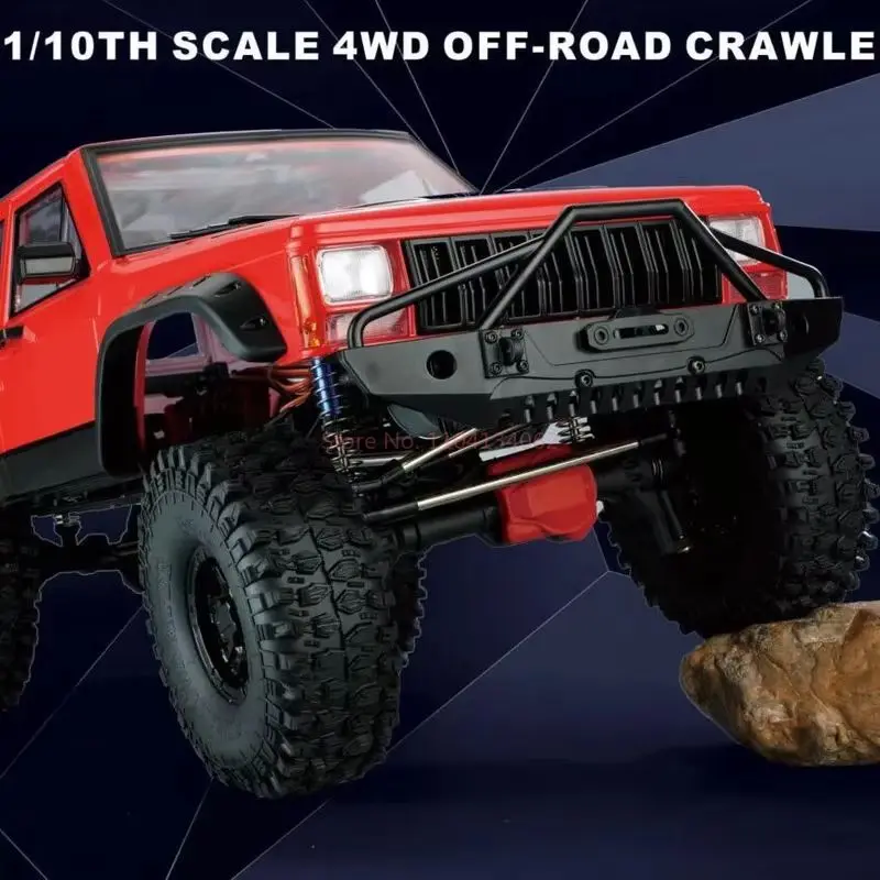 Remote Control Off-Road 1:10 Simulation Cherokee Climbing Car Four-Wheel Drive Off-Road Climbing Toy Electric Model Toy Gifts 4