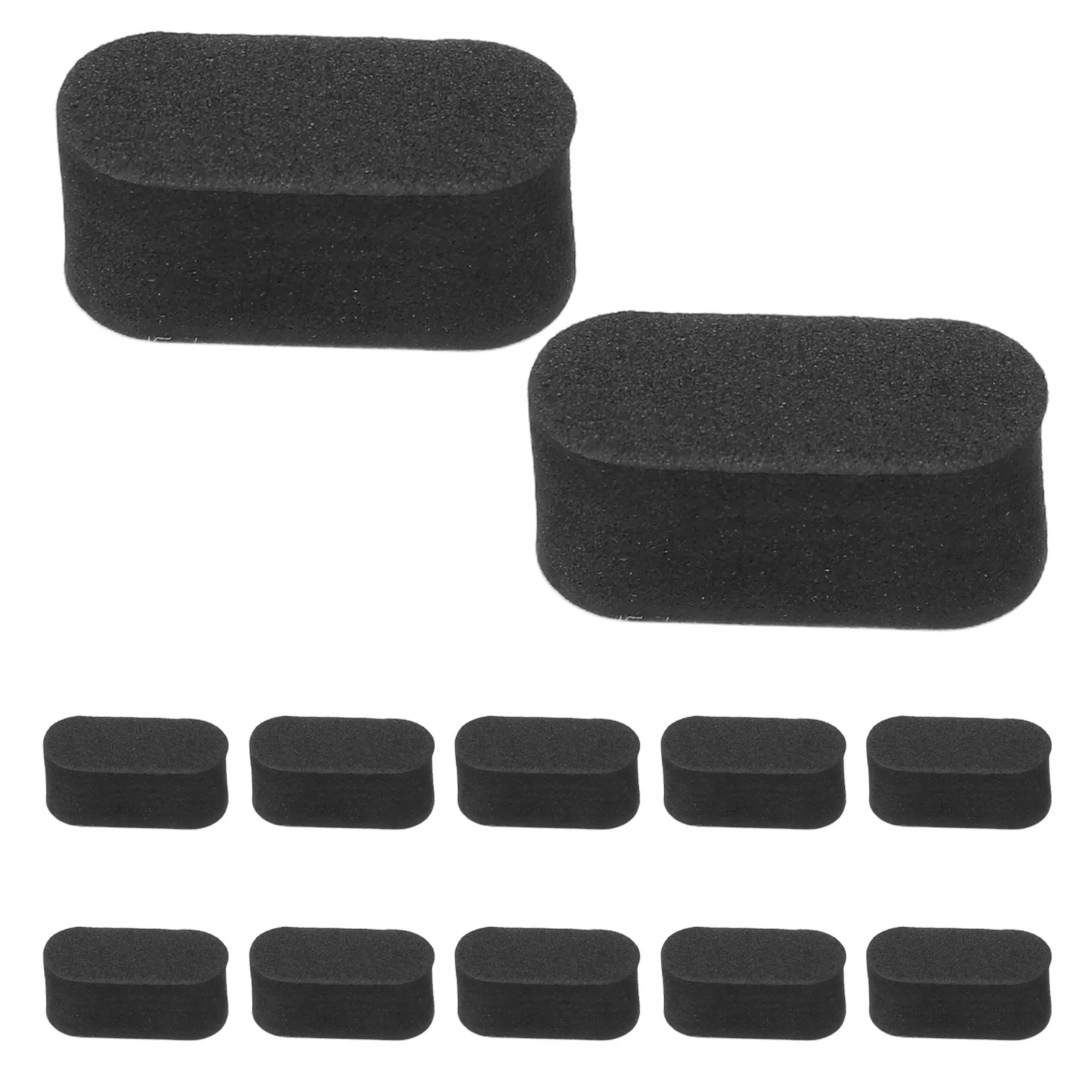 30Pcs 충격 흡수 발 패드 접착식 절연 발 안티 진동 드론 랜딩 스키드 패드 Fpv 레이싱 야외 비행 블랙