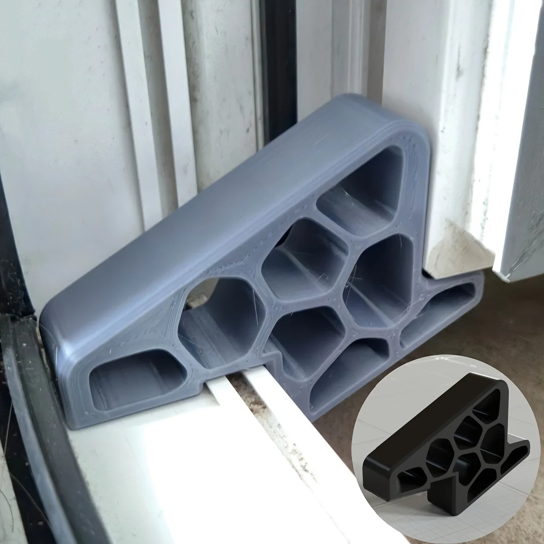 1 Heavy-Duty Wedge Anti-Slip Door Stopper-Suitable for Indoor Use, Easy to Install/Remove,Compatible with Balcony & Window Doors