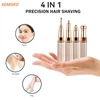 4 In 1 Lipstick Shaver Painless Mini Hair Removal Shaver Electric Nose Hair Epilator Face Armpit Hair Remover Eyebrow Trimmer 2