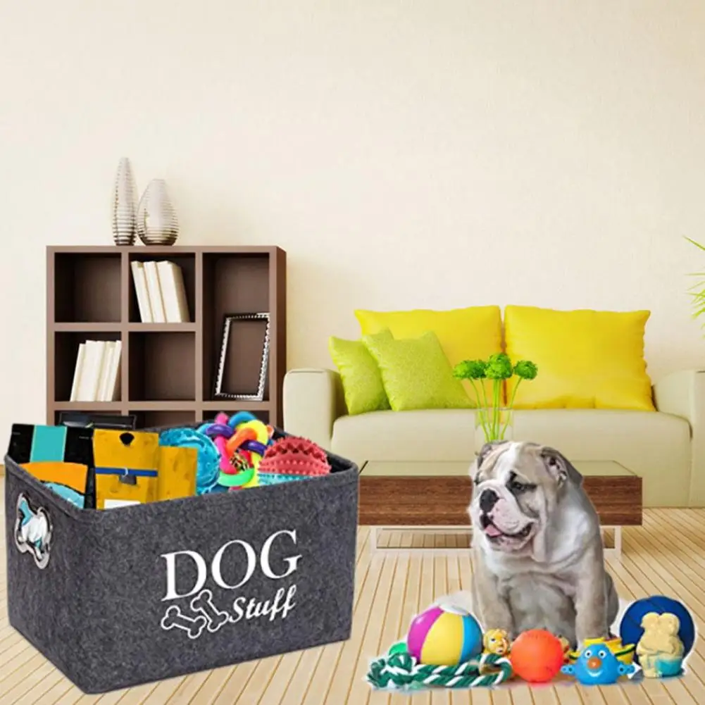 Dog Toy Storage Basket - PeticaDeals