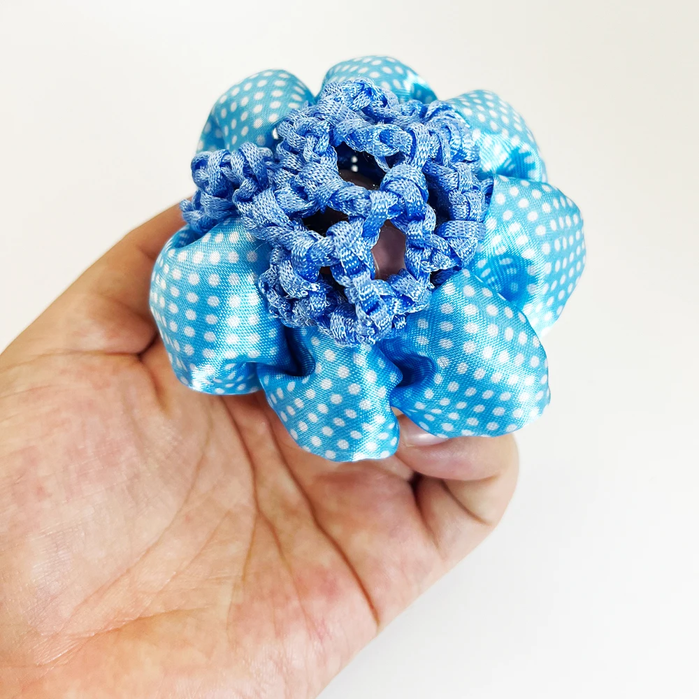 Elegant Bowknot Hair Net with Elastic Band