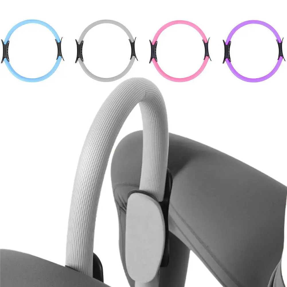 Pilates Fitness Circle 14.96" Yoga Resistance Circle Training Sports Magic Equipment Fitness Floor Muscle Pelvic