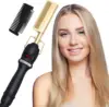 Dry And Wet Straight Hair Curling Copper Comb Bangs Straight Hair Electric Heating Curling Comb Hair Comb 5
