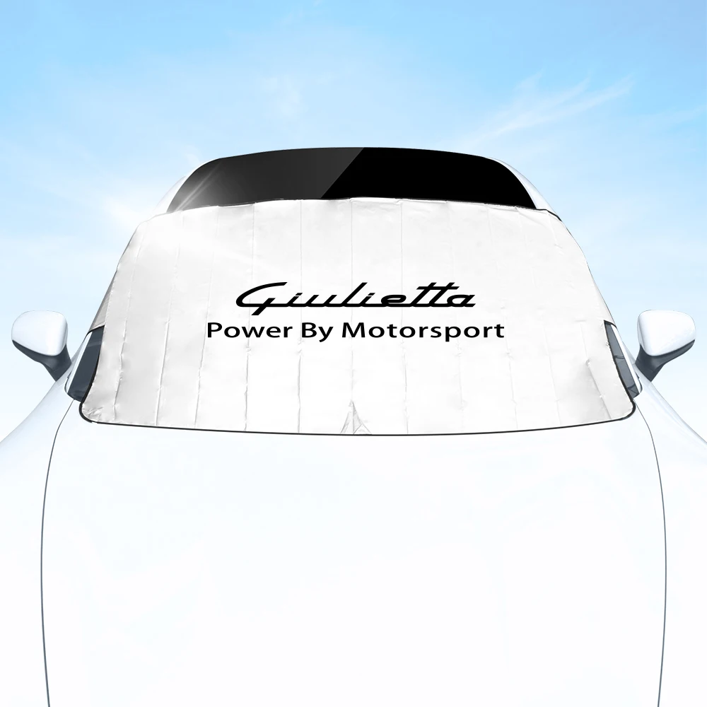 Car Front Windshield Cover Sunshade With Suction Cup For Alfa Romeo Giulietta 940 2010-2015