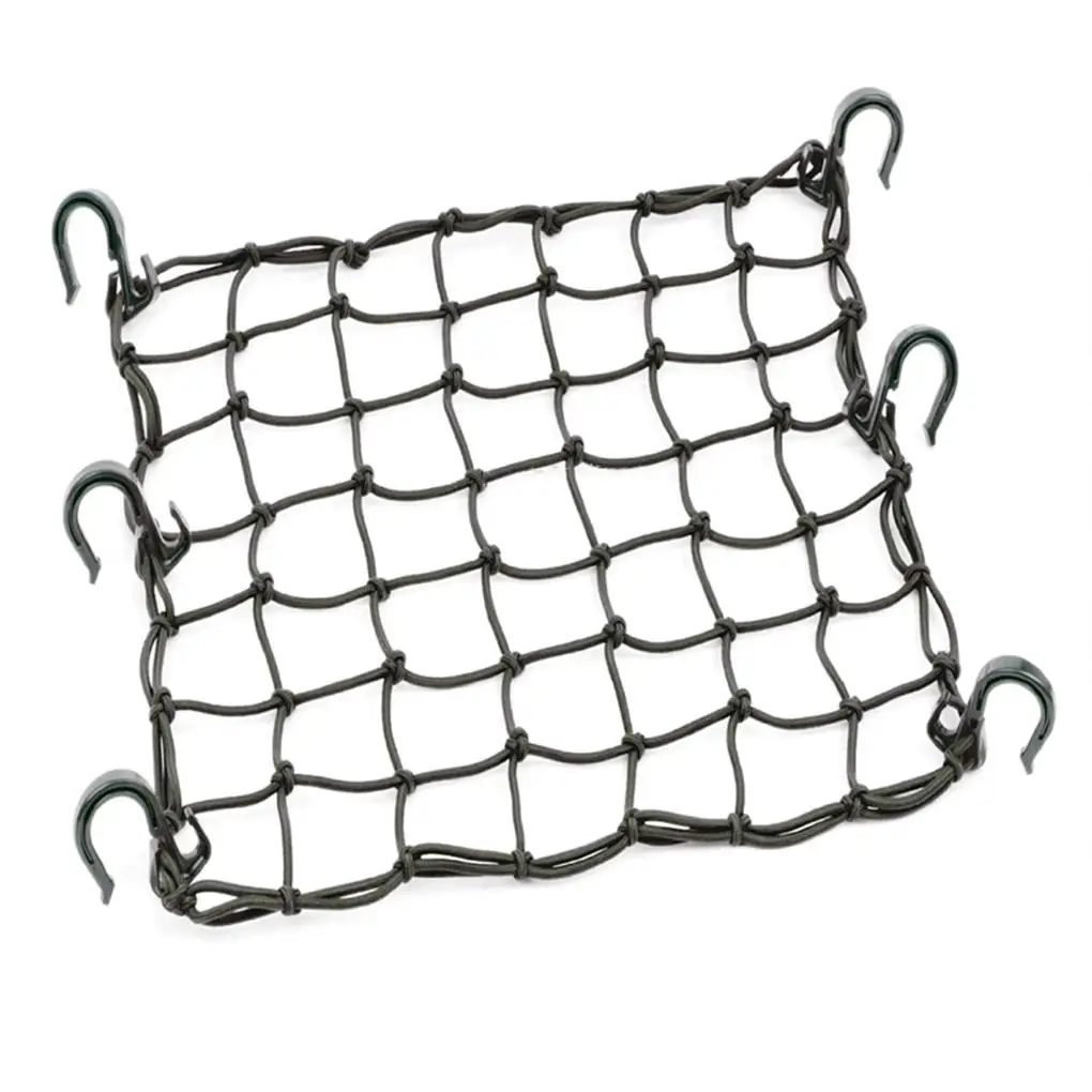 Motorcycle Cargo Net Holder Fixing Cord Outdoor Ridding Cycling Luggage Mesh Nets Organizer Accessory Holding Rope