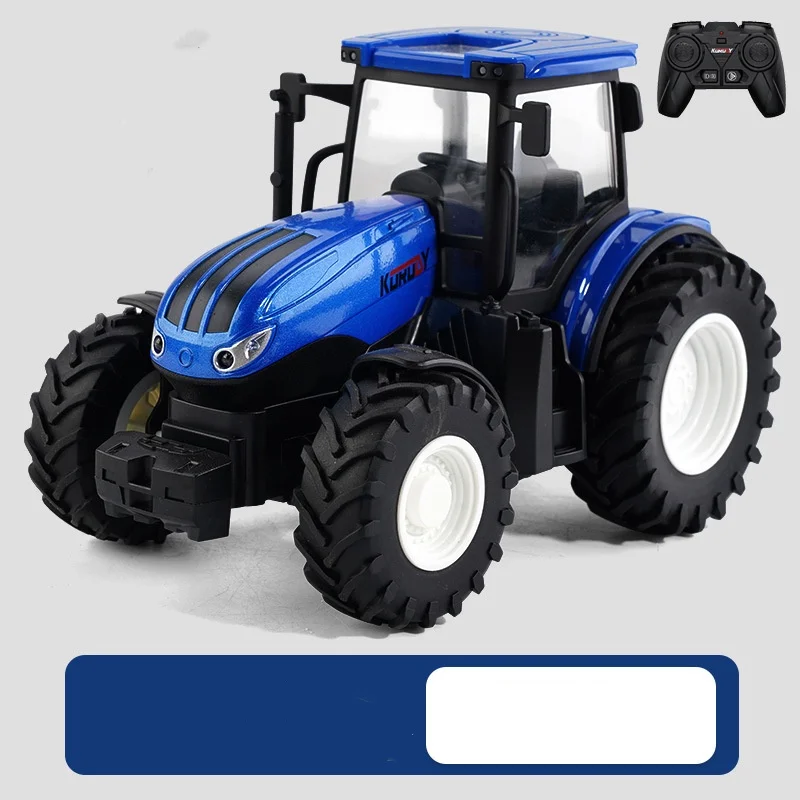 2.4 GHZ 원격 제어 트랙터 장난감 어린이 RC 트랙터 세트  농장 차량 장난감 3 4 5 6 7 8 9 세