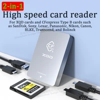 USB 3.2 Gen2 10GBPS Data Transfer CFexpress Type A/B XQD SD High Speed Card Reader for Laptop Cameras Sony Lexar Nikon Canon San 1
