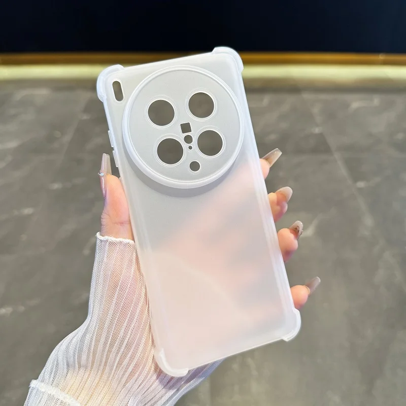 Enhanced Shockproof Silicone Matte Case with Clear TPU Protection