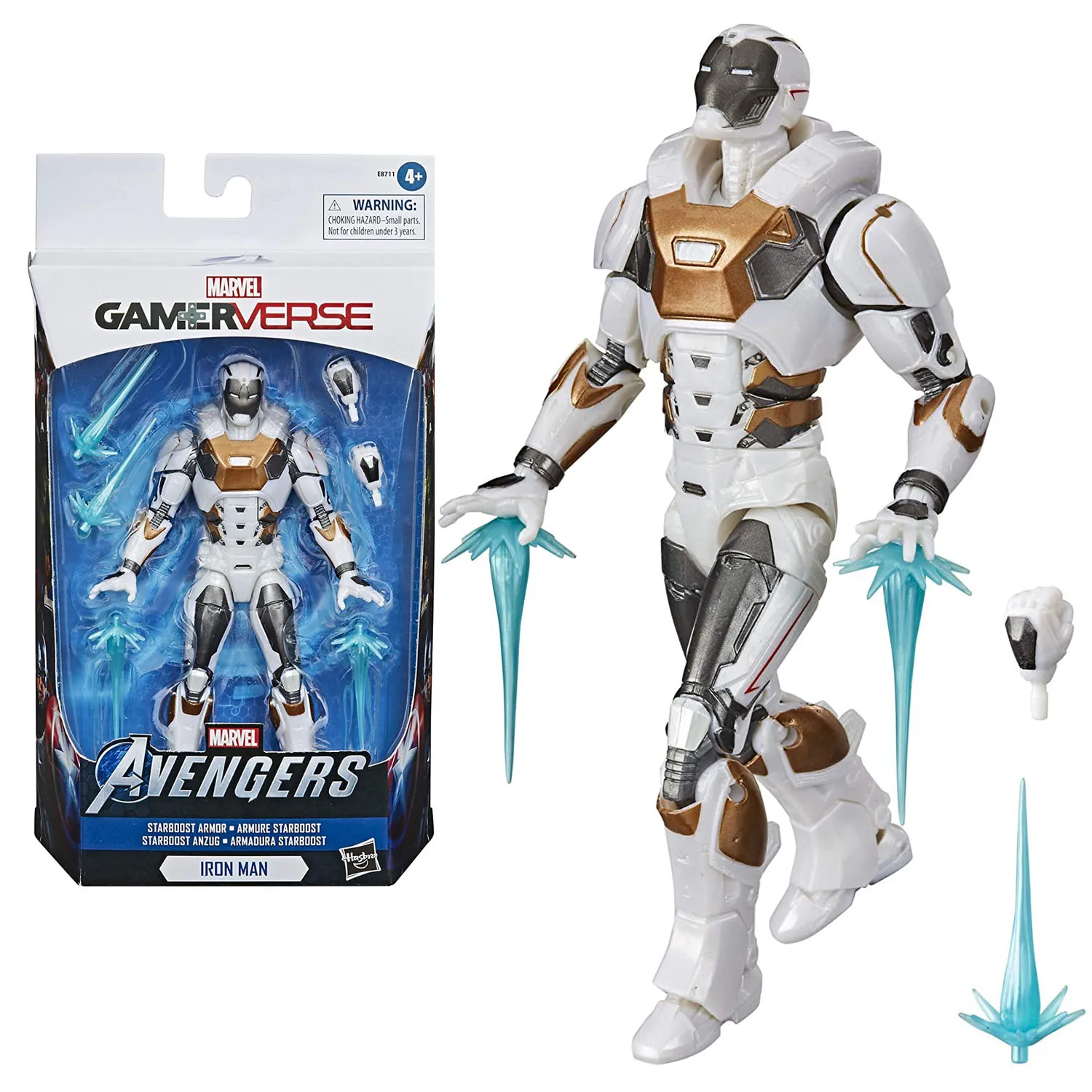 

Hasbro Marvel Legends Series 6-inch Gamerverse Avengers Starboost Armor Iron Man Action Figure Model Toy with 6 Accessories