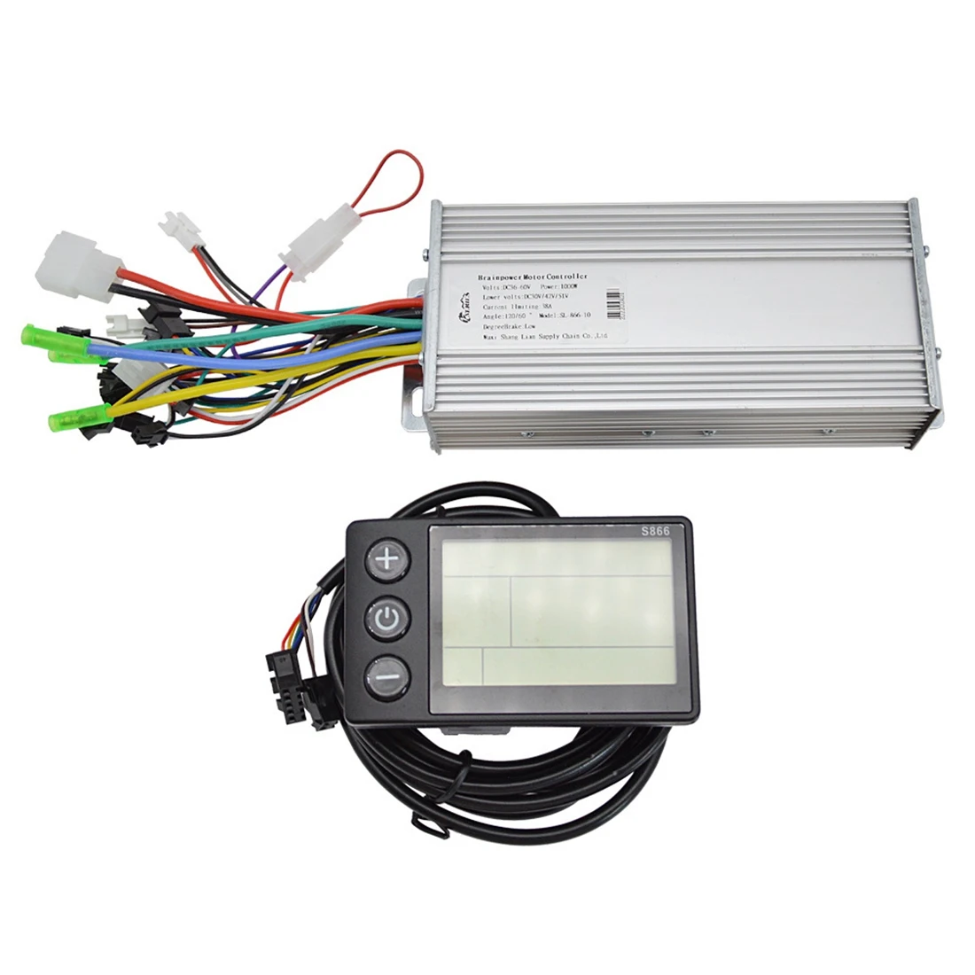 Controller 1000W Funziona Con Controller Display S866 36V - 60V Per Motore Bici Elettrica 1000W