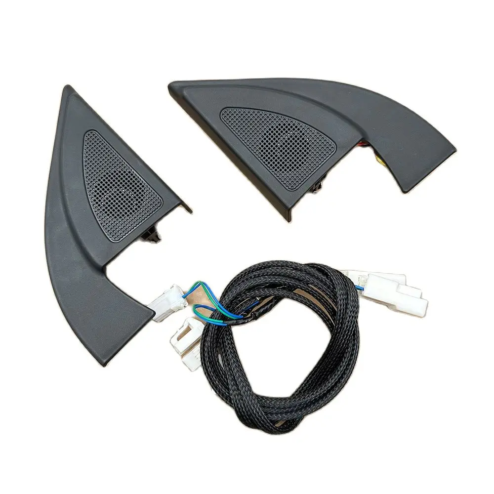 Car Tweeter Audio JXZT For Kia RIO 2011-2015 Car tweeter Audio Black triangle head speakers tweeter trumpet speakers with wire