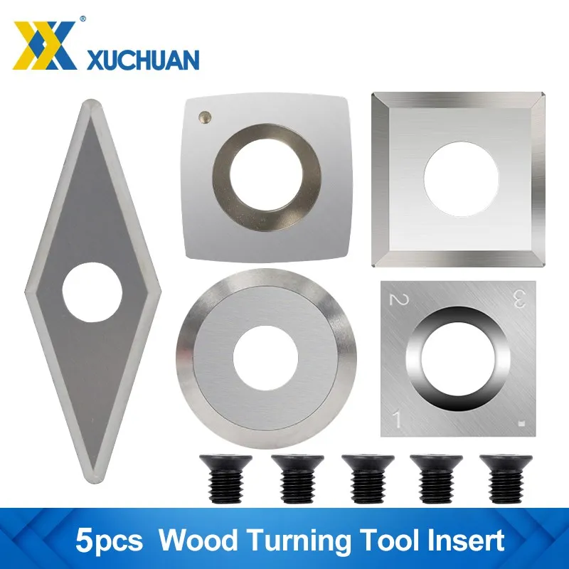 Cutter Insert Box Carbide Cutter Insert 5pcs Square Round Diamond Carbide Insert for Wood ...